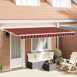 Casa si Gradina - Gradina si terasa - Umbrele si pavilioane - Pavilioane - Cortina Retractabila Albastru Marin 350x200 cm Stofa si Metal - Infinity.ro