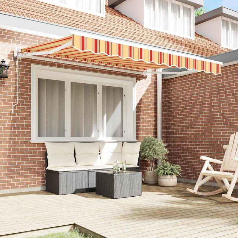Casa si Gradina - Gradina si terasa - Umbrele si pavilioane - Pavilioane - Cortina Retractabila Manual Albastru Marin 350x200 cm - Infinity.ro