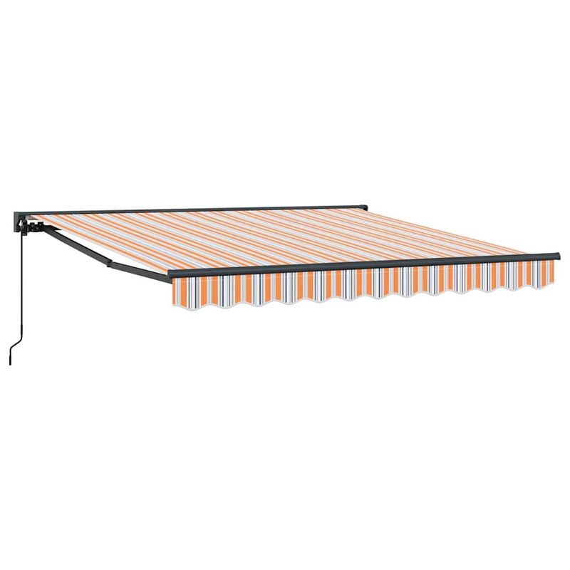 Casa si Gradina - Gradina si terasa - Umbrele si pavilioane - Pavilioane - Cortina Retractabila Manual Albastru Marin 300x250 cm - Infinity.ro