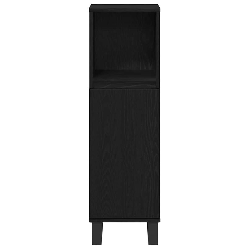 Casa si Gradina - Mobilier - Seturi de mobilier - Seturi baie - Set Mobilier Baie  3 piese Stejar Negru Lemn Prelucrat - Infinity.ro