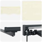 Casa si Gradina - Gradina si terasa - Umbrele si pavilioane - Pavilioane - Cortina Retractabila Manual Crem 300x250 cm Poliester - Infinity.ro