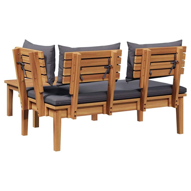 Casa si Gradina - Gradina si terasa - Mobilier exterior - Canapele si fotolii gradina - Set de banca de gradina din lemn masiv de acacia - Infinity.ro