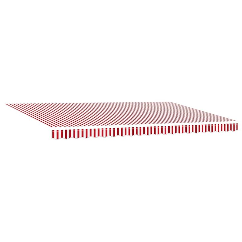 Casa si Gradina - Gradina si terasa - Umbrele si pavilioane - Pavilioane - Cortina Retractabila Manual Stripe Rosu si Alb 500x300 cm - Infinity.ro