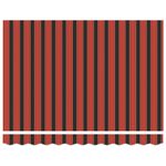 Casa si Gradina - Gradina si terasa - Umbrele si pavilioane - Pavilioane - Cortina Retractabila Manual Portocalie si maro 300x250 cm - Infinity.ro