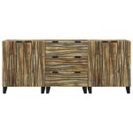 Casa si Gradina - Mobilier - Dulapuri si sifoniere - Dulapuri - Set de mobilier pentru baie 3 pcs Maro Mediu Lemn masiv - Infinity.ro