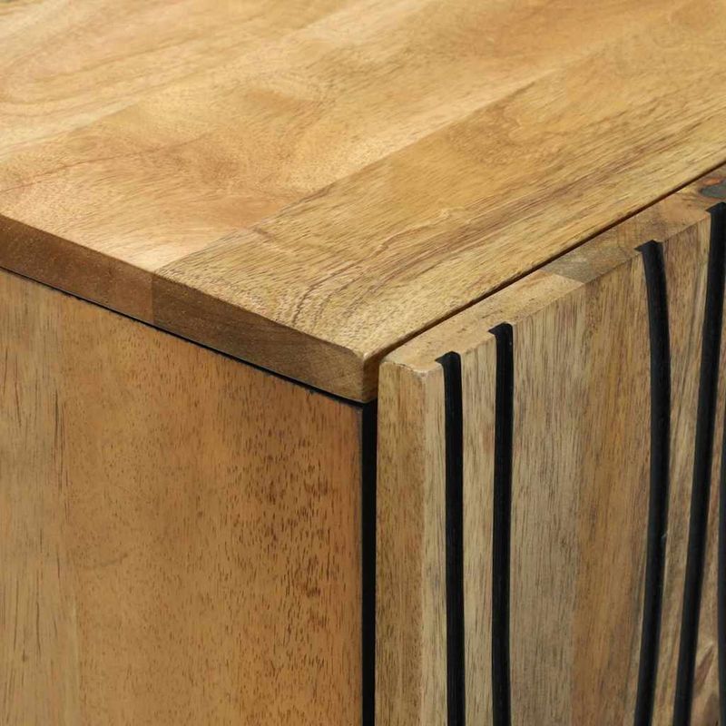 Casa si Gradina - Mobilier - Dulapuri si sifoniere - Dulapuri - Set de mobilier pentru baie 3 pcs Maro Mediu Lemn masiv - Infinity.ro