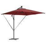 Casa si Gradina - Gradina si terasa - Umbrele si pavilioane - Umbrele - Parasol banana cu brate cu blocare Terracota 249 x 249 x 250 cm - Infinity.ro