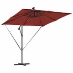 Casa si Gradina - Gradina si terasa - Umbrele si pavilioane - Umbrele - Parasol banana cu brate cu blocare Terracota 249 x 249 x 250 cm - Infinity.ro