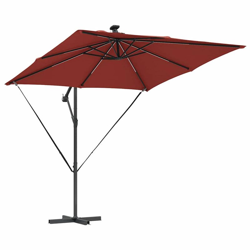 Casa si Gradina - Gradina si terasa - Umbrele si pavilioane - Umbrele - Parasol banana cu brate cu blocare Terracota 249 x 249 x 250 cm - Infinity.ro