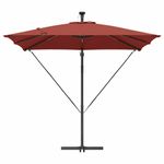 Casa si Gradina - Gradina si terasa - Umbrele si pavilioane - Umbrele - Parasol banana cu brate cu blocare Terracota 249 x 249 x 250 cm - Infinity.ro