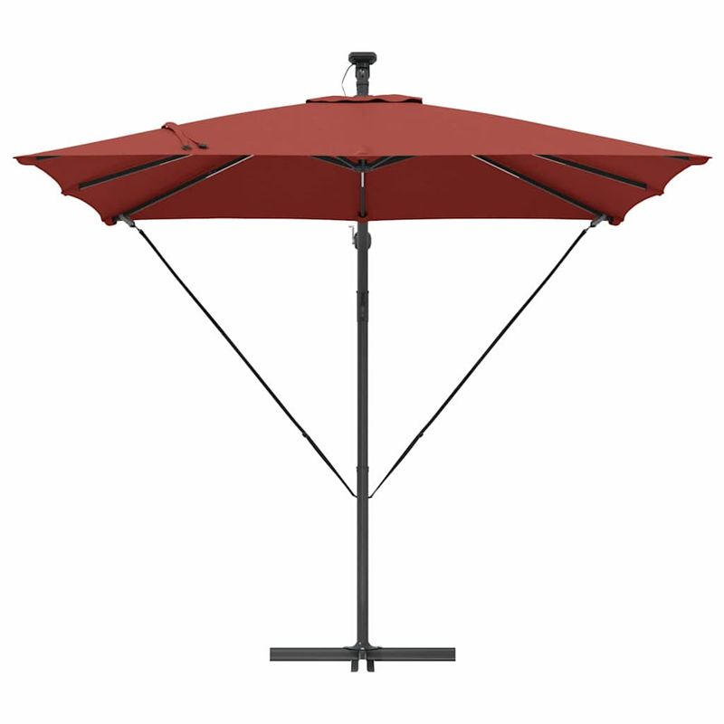 Casa si Gradina - Gradina si terasa - Umbrele si pavilioane - Umbrele - Parasol banana cu brate cu blocare Terracota 249 x 249 x 250 cm - Infinity.ro