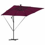 Casa si Gradina - Gradina si terasa - Umbrele si pavilioane - Umbrele - Parasol banana cu brate Rosu bordo 249 x 249 x 250 cm - Infinity.ro