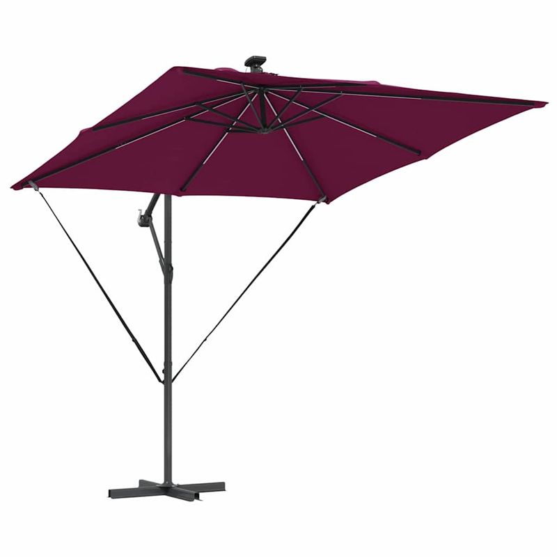 Casa si Gradina - Gradina si terasa - Umbrele si pavilioane - Umbrele - Parasol banana cu brate Rosu bordo 249 x 249 x 250 cm - Infinity.ro