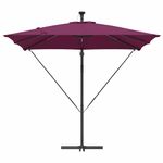 Casa si Gradina - Gradina si terasa - Umbrele si pavilioane - Umbrele - Parasol banana cu brate Rosu bordo 249 x 249 x 250 cm - Infinity.ro