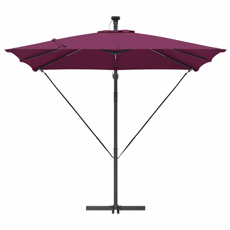 Casa si Gradina - Gradina si terasa - Umbrele si pavilioane - Umbrele - Parasol banana cu brate Rosu bordo 249 x 249 x 250 cm - Infinity.ro