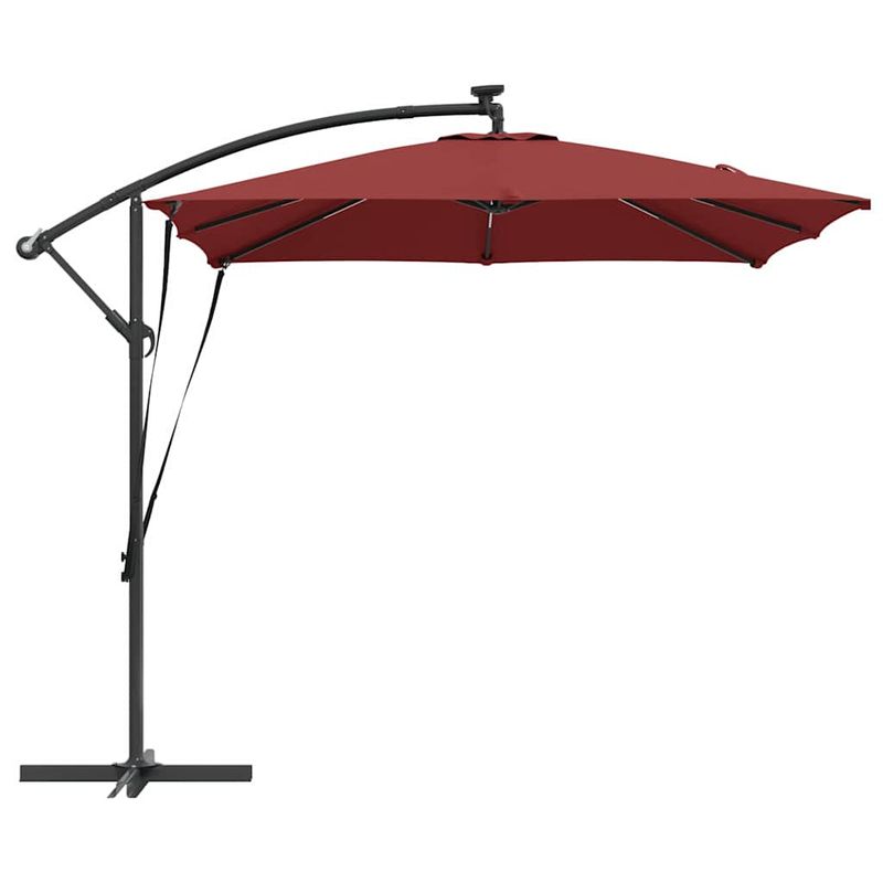 Casa si Gradina - Gradina si terasa - Umbrele si pavilioane - Umbrele - Parasol banana cu brate cu blocare Terracota 249 x 249 x 250 cm - Infinity.ro