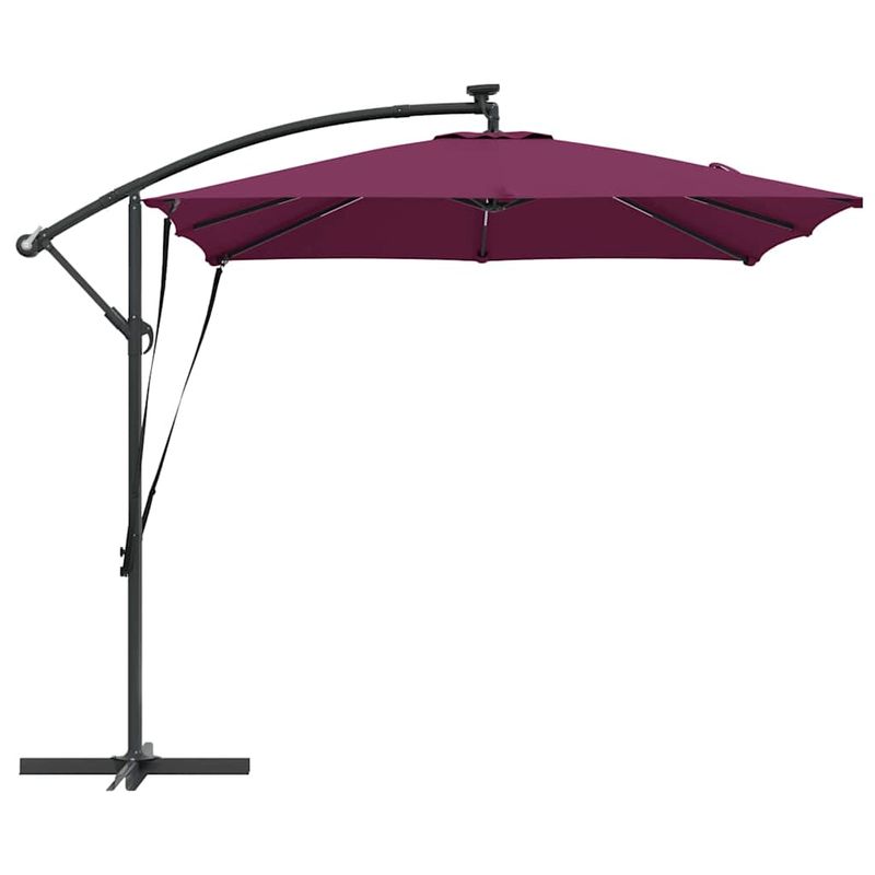 Casa si Gradina - Gradina si terasa - Umbrele si pavilioane - Umbrele - Parasol banana cu brate Rosu bordo 249 x 249 x 250 cm - Infinity.ro