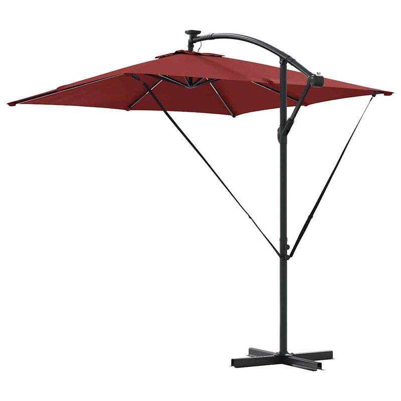 Casa si Gradina - Gradina si terasa - Umbrele si pavilioane - Umbrele - Parasol banana cu brate cu blocare Terracota 249 x 249 x 250 cm - Infinity.ro