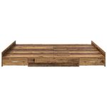 Casa si Gradina - Mobilier - Paturi si accesorii - Paturi - Cadru de pat cu depozitare cu sertar cu headboard Lemn vechi 180 x 200 cm - Infinity.ro