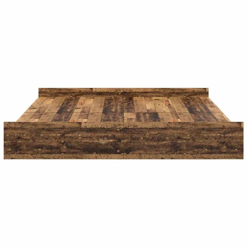 Casa si Gradina - Mobilier - Paturi si accesorii - Paturi - Cadru de pat cu depozitare cu sertar cu headboard Lemn vechi 180 x 200 cm - Infinity.ro