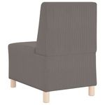 Casa si Gradina - Mobilier - Canapele si coltare - Canapele - Canapea Scaun 3 pcs Gri deschis 55 x 74 x 82 cm - Infinity.ro