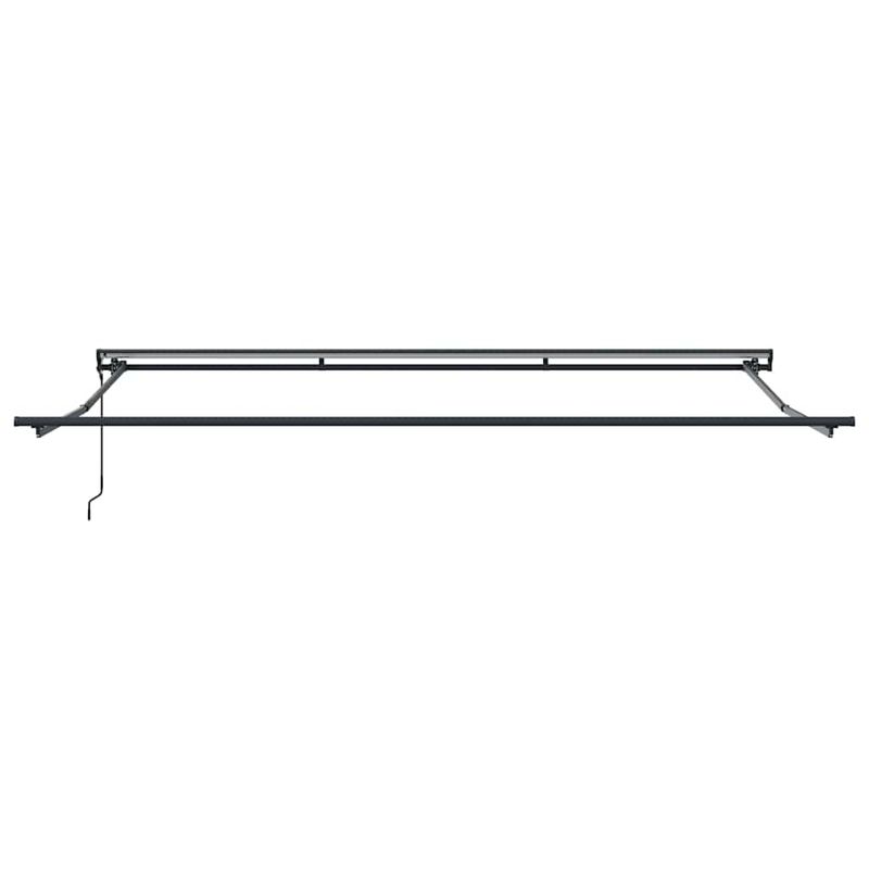 Casa si Gradina - Gradina si terasa - Umbrele si pavilioane - Pavilioane - Cortina Retractabila Manual Stripe Rosu si Alb 450x300 cm - Infinity.ro