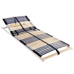 Casa si Gradina - Mobilier - Saltele si somiere - Somiere - Somiera pat Manual Maro 90 x 190 cm Lemn si plastic - Infinity.ro