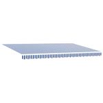Casa si Gradina - Gradina si terasa - Umbrele si pavilioane - Pavilioane - Cortina Retractabila Manual Albastru si Alb 500x300 cm - Infinity.ro
