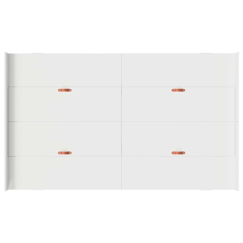 Casa si Gradina - Mobilier - Paturi si accesorii - Paturi - Cadru de pat cu depozitare cu sertar cu headboard cu depozitare Alb 120 x 200 cm Lemn - Infinity.ro