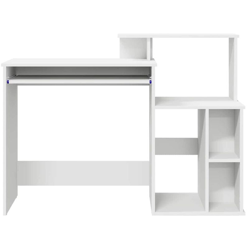 Casa si Gradina - Mobilier - Mese si birouri - Birouri - Birou cu stocare Alb 120.5x44x88.5 cm Lemn artificial - Infinity.ro