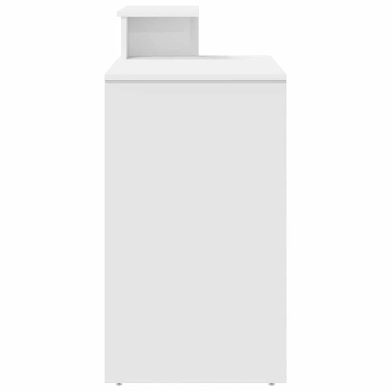Casa si Gradina - Mobilier - Mese si birouri - Birouri - Birou cu stocare Alb 120.5x44x88.5 cm Lemn artificial - Infinity.ro