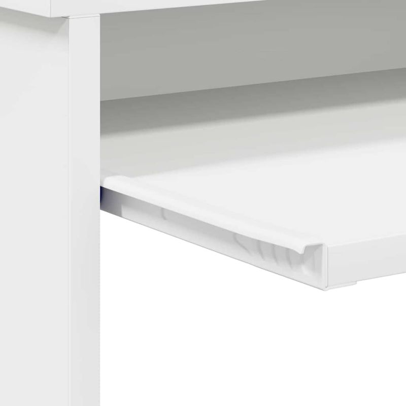 Casa si Gradina - Mobilier - Mese si birouri - Birouri - Birou cu stocare Alb 120.5x44x88.5 cm Lemn artificial - Infinity.ro