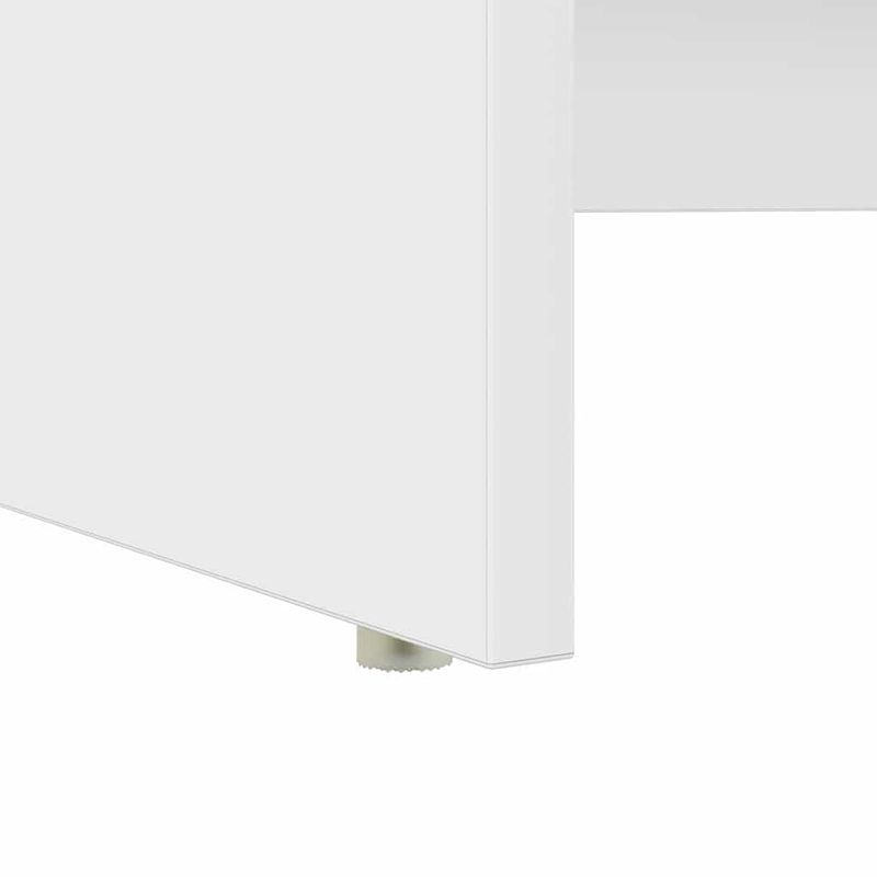 Casa si Gradina - Mobilier - Mese si birouri - Birouri - Birou cu stocare Alb 120.5x44x88.5 cm Lemn artificial - Infinity.ro