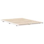 Casa si Gradina - Mobilier - Paturi si accesorii - Paturi - Cadru de pat de podea Alb 160 x 210 cm Lemn masiv de pin - Infinity.ro