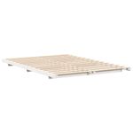 Casa si Gradina - Mobilier - Paturi si accesorii - Paturi - Cadru de pat de podea Alb 160 x 210 cm Lemn masiv de pin - Infinity.ro