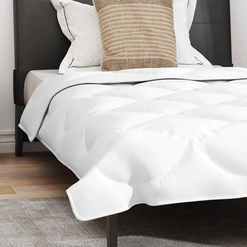 Casa si Gradina - Textile si covoare - Perne si pilote - Pilote - Duvet 2 in 1 cu perna 2 pcs Alb 135 x 200 cm Microfibra - Infinity.ro