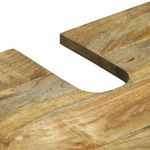 Casa si Gradina - Mobilier - Seturi de mobilier - Seturi baie - Set de mobilier pentru baie cu sertar cu raft cu depozitare cu usa cu oglinda 5 pcs Maro Mediu - Infinity.ro