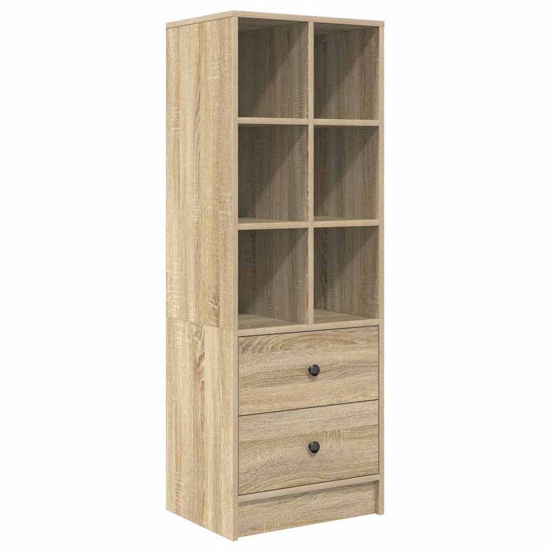 Casa si Gradina - Mobilier - Mese si birouri - Birouri - Birou cu stocare din stejar Sonoma si lemn prelucrat - Infinity.ro