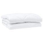 Casa si Gradina - Textile si covoare - Perne si pilote - Pilote - Pilota cu perna 3 pcs Alb 200 x 200 cm Microfibra - Infinity.ro