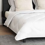 Casa si Gradina - Textile si covoare - Perne si pilote - Pilote - Pilota cu perna 3 pcs Alb 200 x 200 cm Microfibra - Infinity.ro