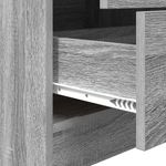 Casa si Gradina - Mobilier - Mese si birouri - Birouri - Birou cu Storage Gri Sonoma Lemn Aglomerat - Infinity.ro