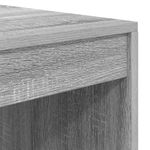 Casa si Gradina - Mobilier - Mese si birouri - Birouri - Birou cu Storage Gri Sonoma Lemn Aglomerat - Infinity.ro