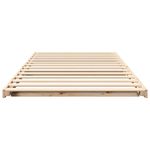 Casa si Gradina - Mobilier - Paturi si accesorii - Paturi - Cadru de pat de podea Maro 80 x 220 cm Lemn masiv de pin - Infinity.ro