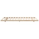 Casa si Gradina - Mobilier - Paturi si accesorii - Paturi - Cadru de pat de podea Maro 80 x 220 cm Lemn masiv de pin - Infinity.ro
