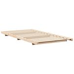 Casa si Gradina - Mobilier - Paturi si accesorii - Paturi - Cadru de pat de podea Maro 80 x 220 cm Lemn masiv de pin - Infinity.ro
