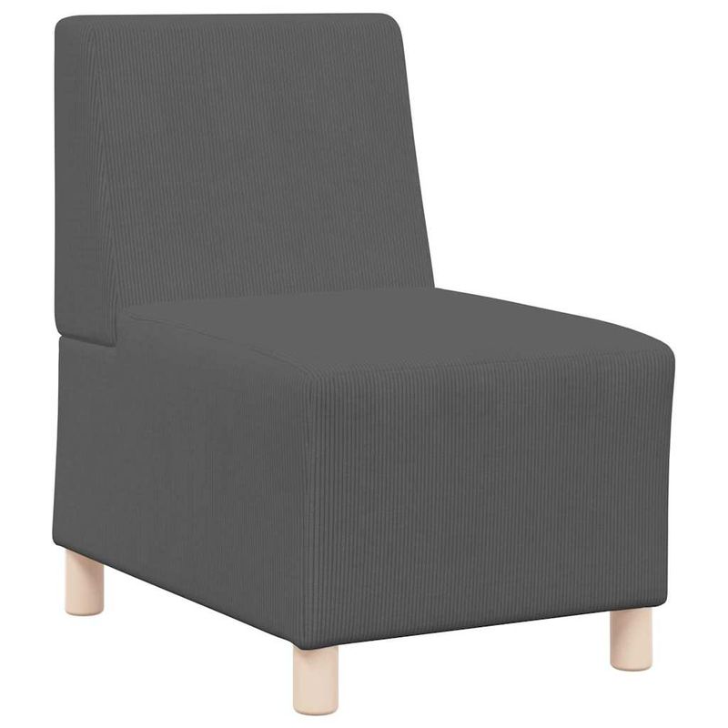 Casa si Gradina - Mobilier - Canapele si coltare - Canapele - Canapea Scaun 2 pcs Gri inchis 55 x 74 x 82 cm Tesatura de catifea - Infinity.ro