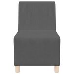 Casa si Gradina - Mobilier - Canapele si coltare - Canapele - Canapea Scaun 2 pcs Gri inchis 55 x 74 x 82 cm Tesatura de catifea - Infinity.ro