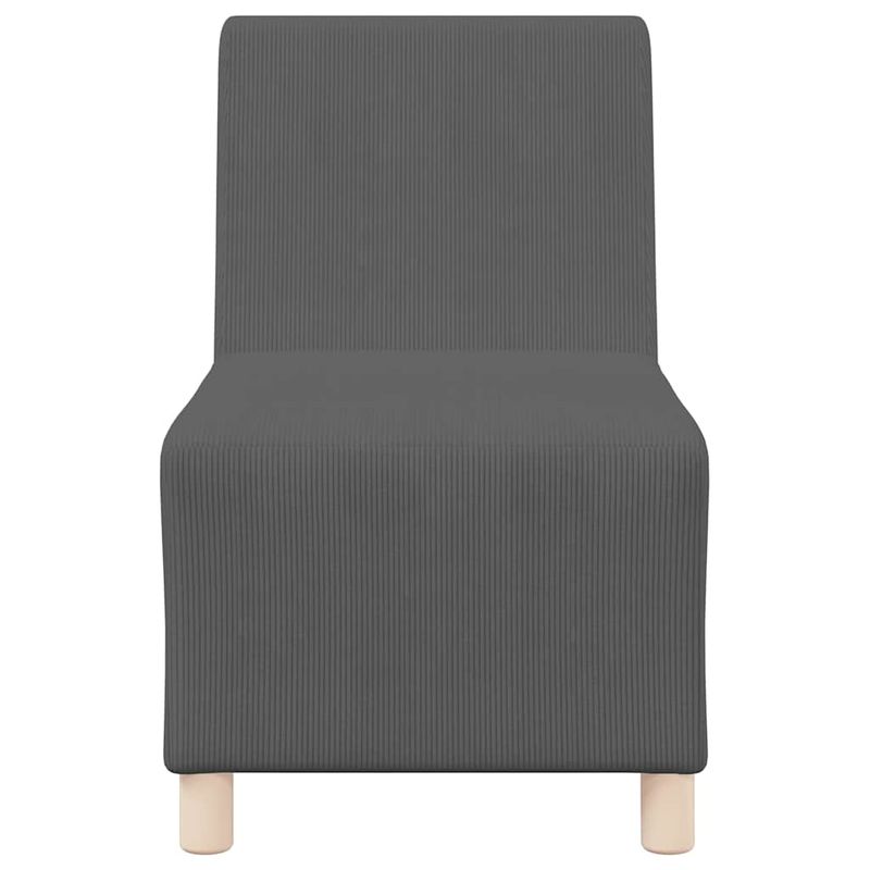 Casa si Gradina - Mobilier - Canapele si coltare - Canapele - Canapea Scaun 2 pcs Gri inchis 55 x 74 x 82 cm Tesatura de catifea - Infinity.ro