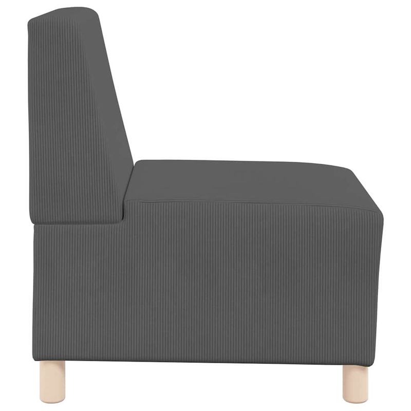 Casa si Gradina - Mobilier - Canapele si coltare - Canapele - Canapea Scaun 2 pcs Gri inchis 55 x 74 x 82 cm Tesatura de catifea - Infinity.ro