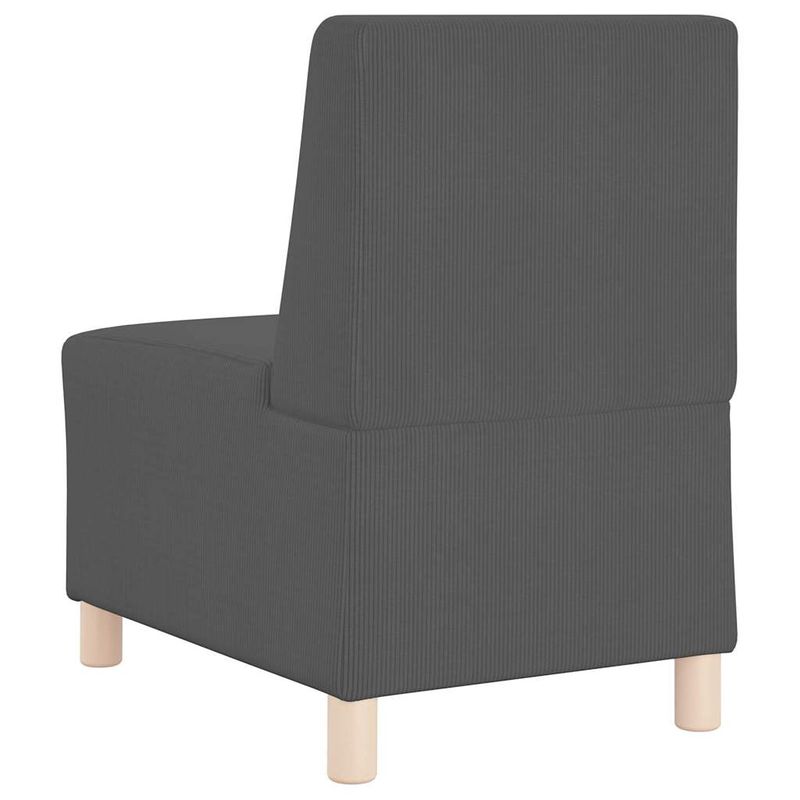 Casa si Gradina - Mobilier - Canapele si coltare - Canapele - Canapea Scaun 2 pcs Gri inchis 55 x 74 x 82 cm Tesatura de catifea - Infinity.ro